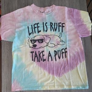 Spencer's Pastel Tie-Dye Tee in Pink, Blue, Lavender